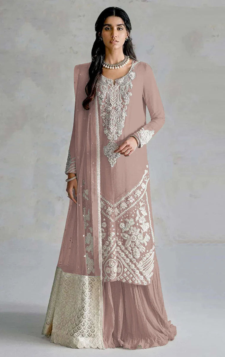 Designer Georgette Embroidered Pakistani Salwar Suit